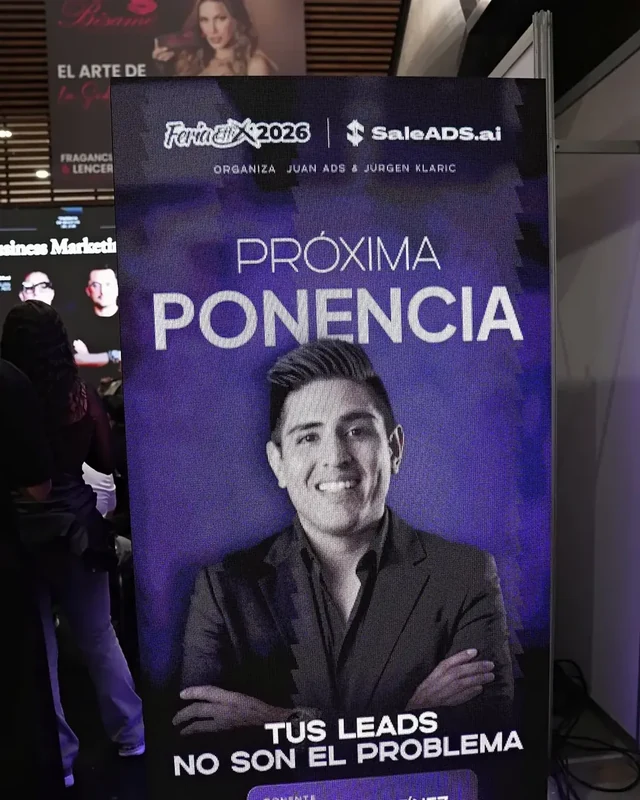 Cartel de SaleADS anunciando una ponencia en Feria Effix 2026